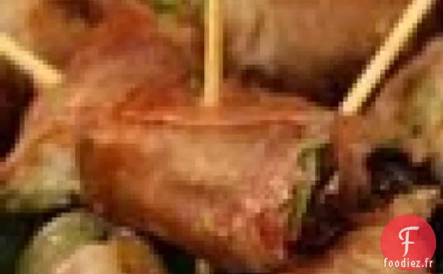 Dattes Farcies Au Fromage De Chèvre Au Basilic Et Au Prosciutto