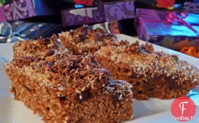 Carrés de Dattes Au Chocolat