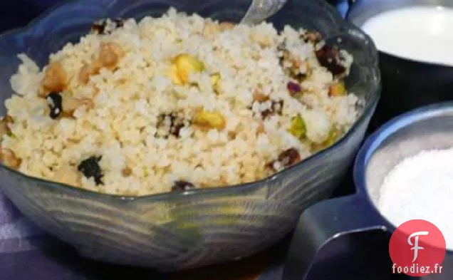 Farka Tunisienne (Pâtes du Petit déjeuner d'Afrique du Nord)