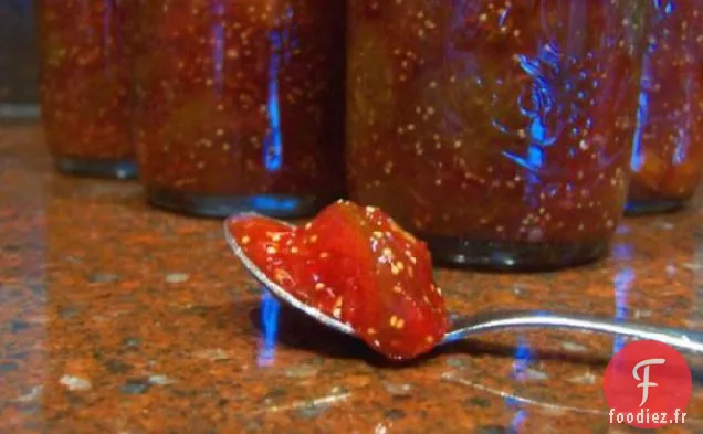 Confiture de Figues à l'Orange Et au Romarin