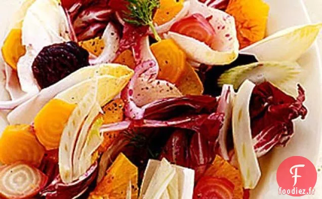Salade d'Orange aux Betteraves et au Fenouil