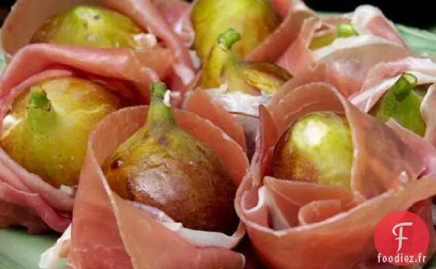 Figues Fraîches Farcies et Enveloppées de Prosciutto