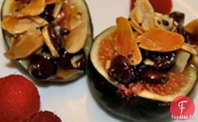 Figues Farcies aux Amandes et Frites
