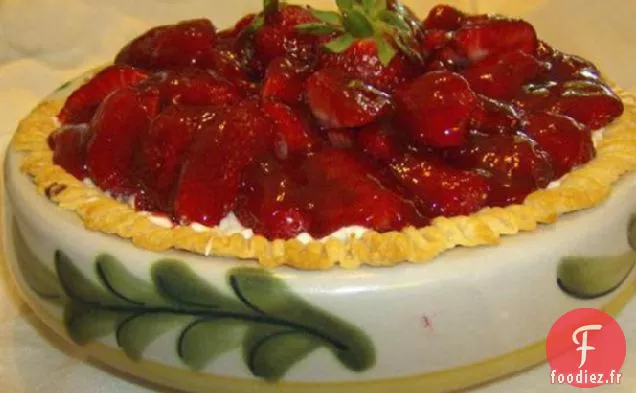 Tarte au Satin aux Fraises