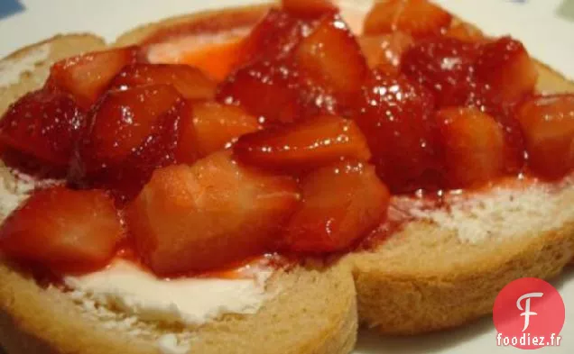Bruschetta aux Fraises