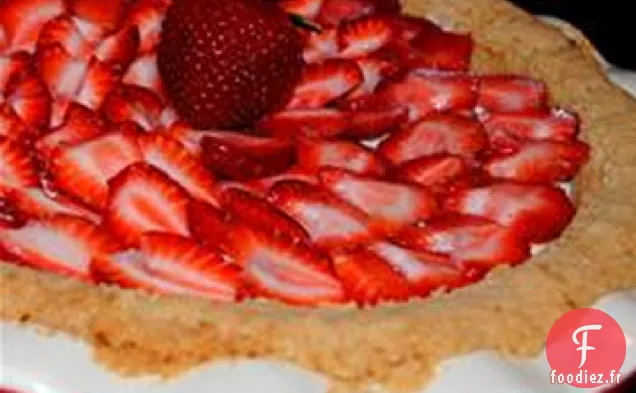 Tarte au Fromage aux Fraises de Deni