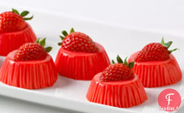 Bouchées de Yogourt aux Fraises