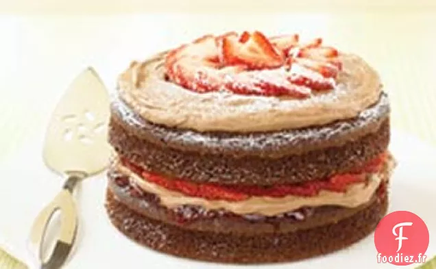 Shortcake aux Fraises Double Chocolat