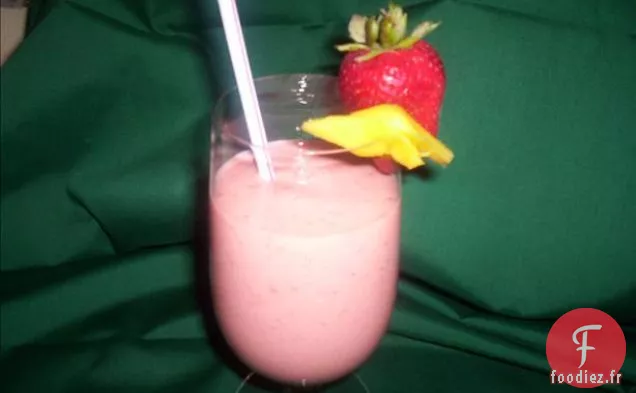 Smoothie Léger aux Fraises