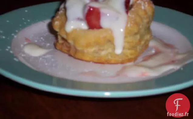 Pâtisseries aux Fraises à la Crème de Citron