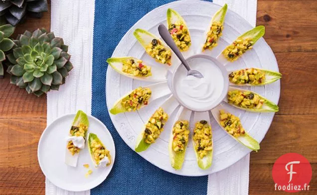 Bouchées d'Apéritif au Poulet Au Curry