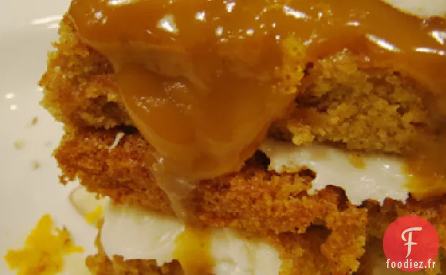 Gâteau aux Épices aux Pommes Caramel au Beurre