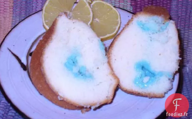Gâteau Bundt au Pouding au Chocolat Blanc Bleu Holland Bols