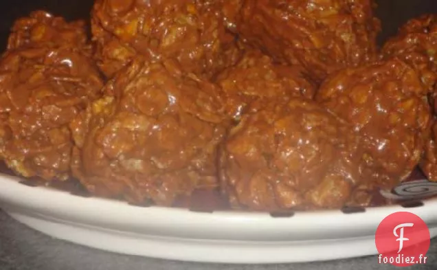 Gâteaux Croustillants Au Chocolat Et Au Caramel