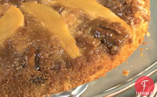 Gâteau aux Poires à l'envers aux Pacanes