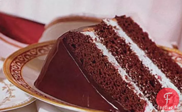 Gâteau Fudge à la Menthe Poivrée