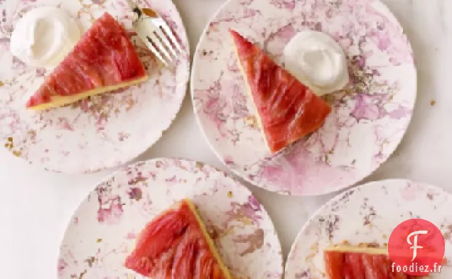 Gâteau à la Rhubarbe à l'envers