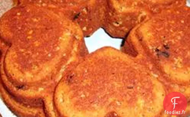 Gâteau aux Flocons d'Avoine Compote de Pommes