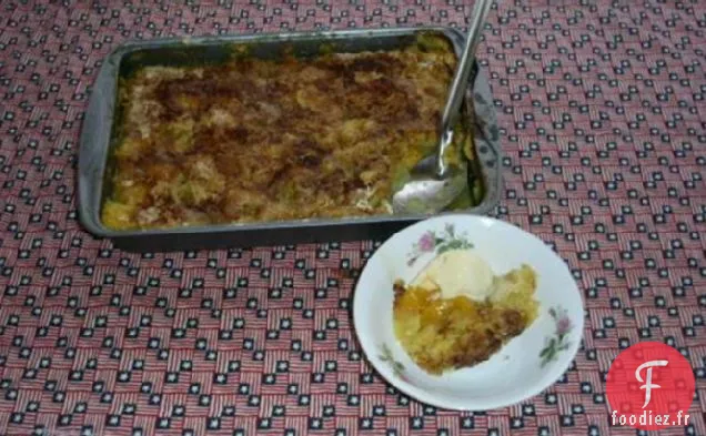 Gâteau à la pêche