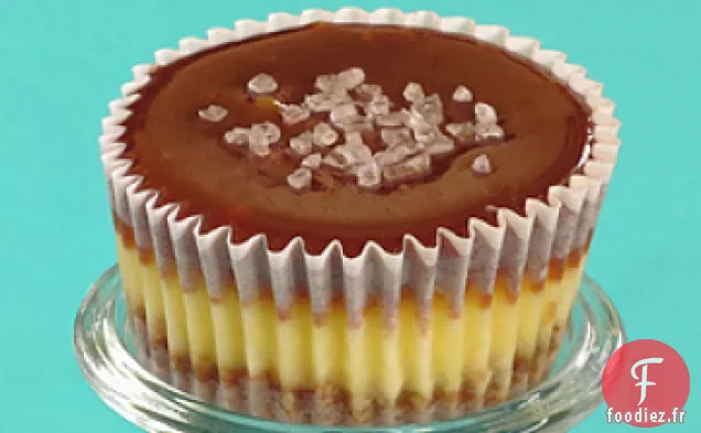 Cupcakes au Fromage Au Caramel Au Chocolat