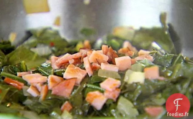 Verts de Collard Coupés Courts
