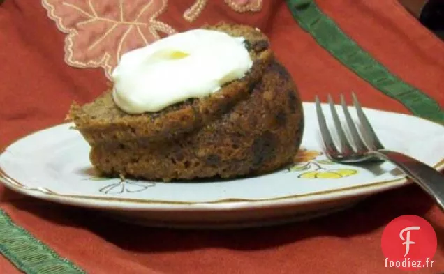 Gâteau aux épices à la viande Hachée Avec Garniture Crémeuse au lait de poule