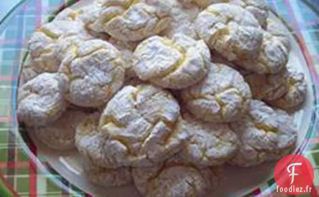 Biscuits au Flocon de Neige au Citron