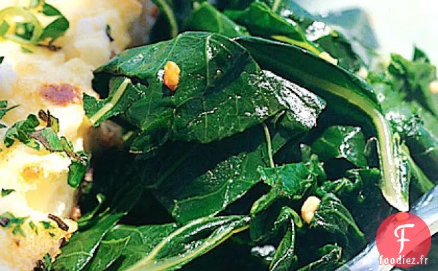 Légumes verts à l'ail et au Citron