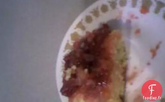 Gâteau à la Rhubarbe Avec un Mélange