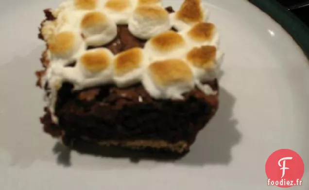 Carrés Brownie S'mores