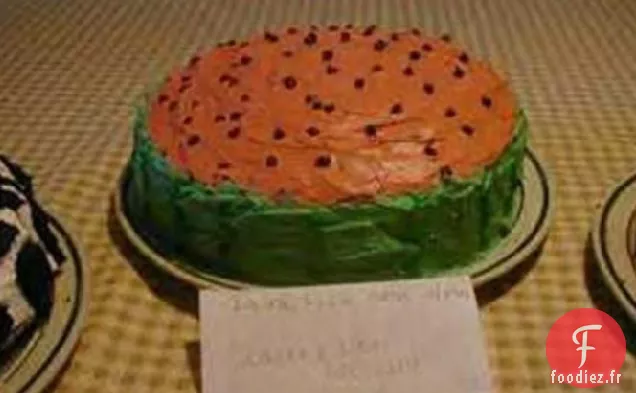 Gâteau au Melon d'eau