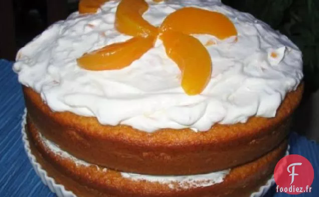 Gâteau Délice aux Pêches