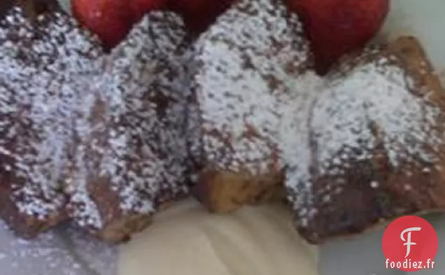 Pain Perdu Panettone À La Sauce Mascarpone À L'Orange