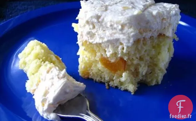Gâteau au Pudding à l'Ananas Gâteau de Mélange de Gâteau