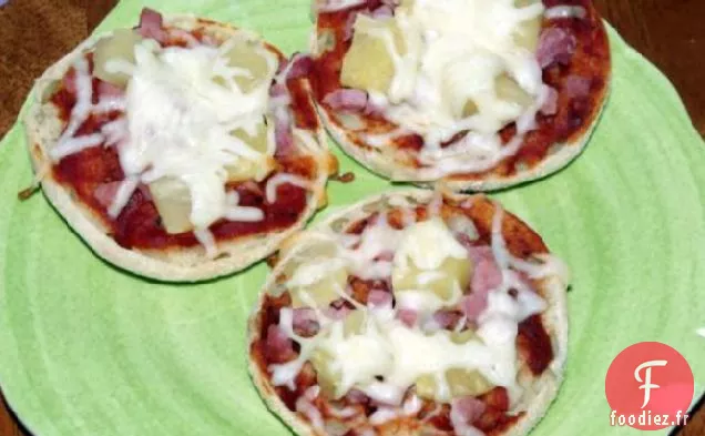 Muffins Pizza au Jambon et à l'Ananas