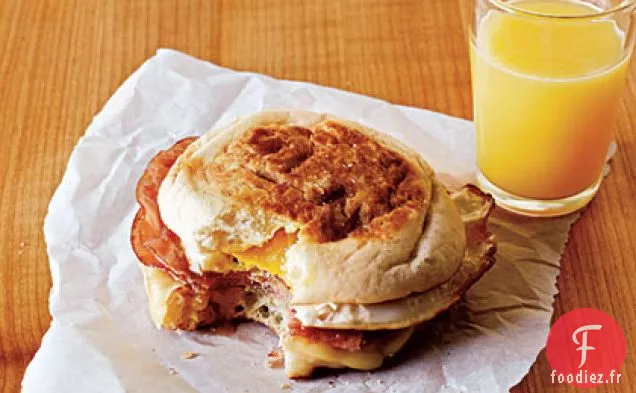 Sandwichs au Jambon et aux Œufs Suisses