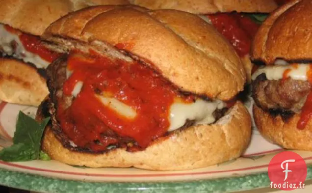 Hamburgers Italiens Au Basilic Frais