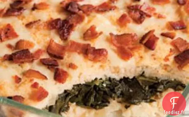 Casserole de Gruau et de Légumes Verts