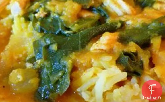 Soupe Aux Lentilles Et Au Collard Vert