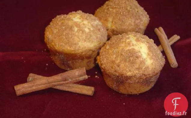 Muffins à la Crème Sure à la Cannelle Et aux Noix