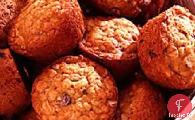 Muffins à l'Avoine aux Pépites de Chocolat