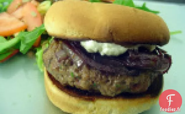 Burgers au Bison Et aux Myrtilles