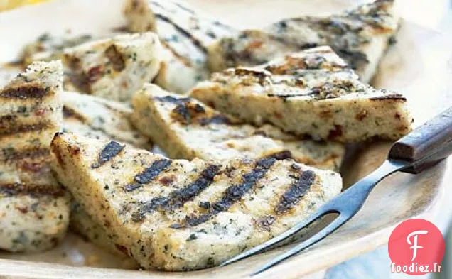 Gâteaux grillés au Bacon et aux Herbes