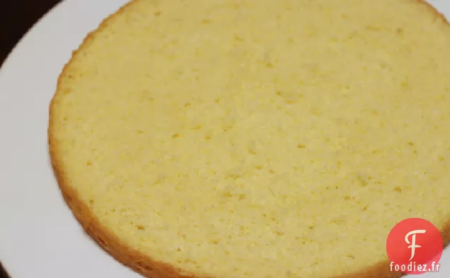 Éponge en Poudre à la crème Anglaise (Gâteau Éponge sans échec)