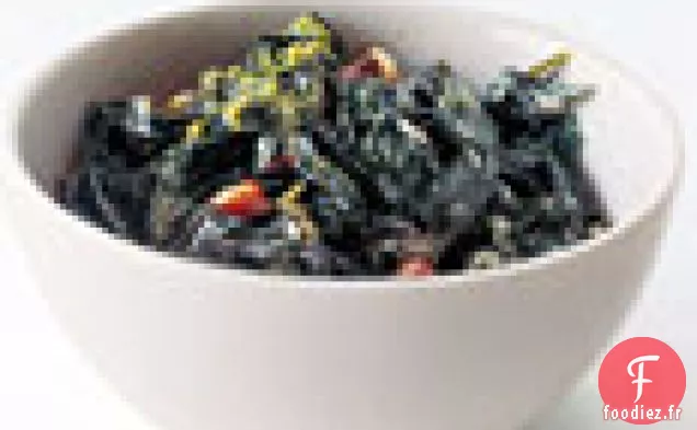 Légumes Verts d'Hiver à la Crème au Beurre Brun