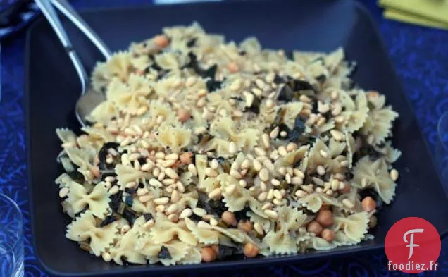 Dîner ce soir : Pâtes au Chou Frisé et aux Pois Chiches