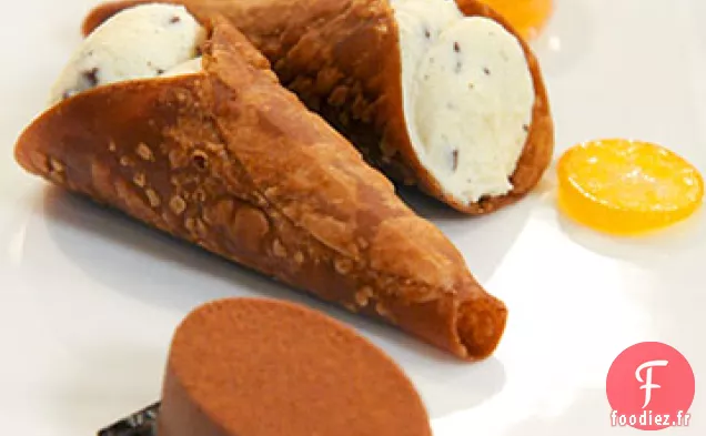 Cannoli Au Chocolat Fourré à la Ricotta