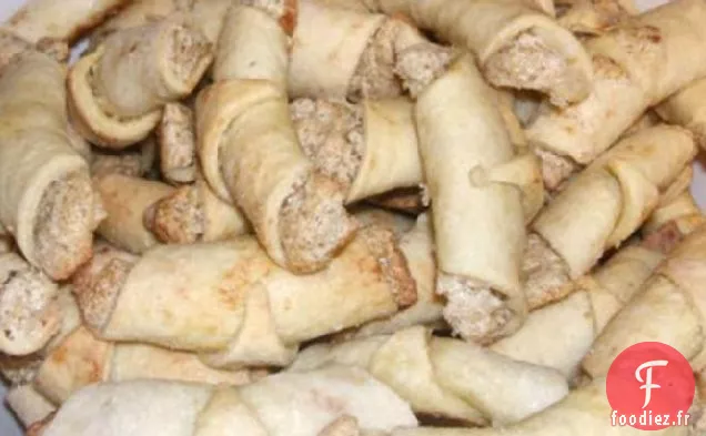Kifles (Rouleaux de Noix ou Cornes)