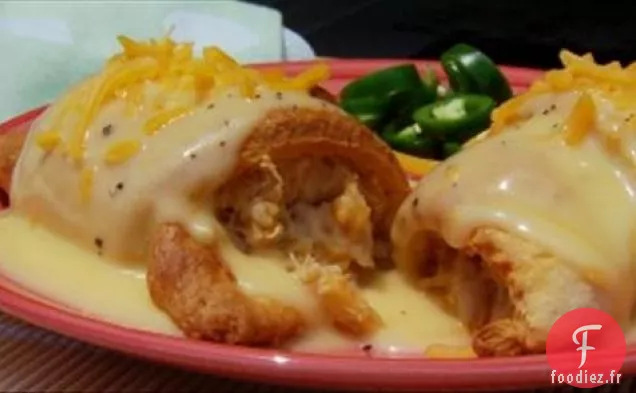 Croissants de Poulet Crémeux Rapides et Faciles