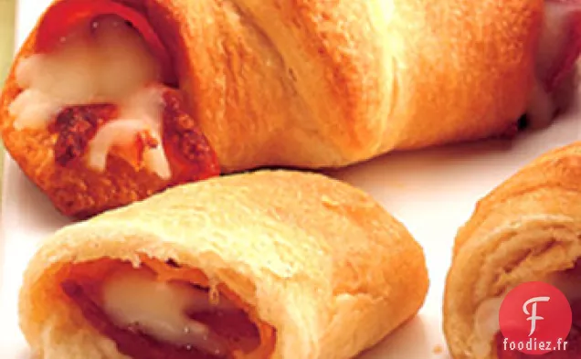 Croissants au Pepperoni et au Fromage